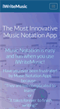 Mobile Screenshot of iwritemusicapp.com